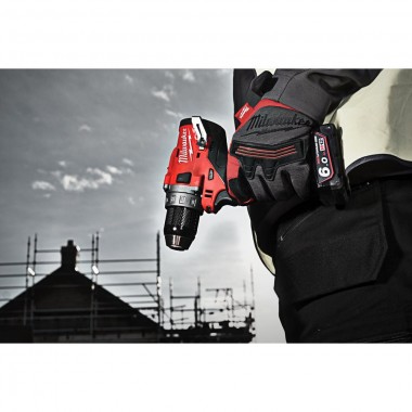 Аккумуляторная ударная дрель-шуруповерт, крут. мом. 44 Нм, MILWAUKEE M12 FUEL FPD-202X 4933459802