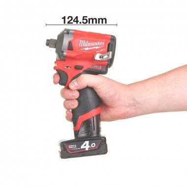 Аккумуляторный гайковерт MILWAUKEE M12 FIWF12-0 FUEL крут. мом 339 Нм, 4933464615