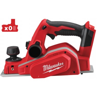 Аккумуляторный рубанок MILWAUKEE M18 BP-0 4933451113