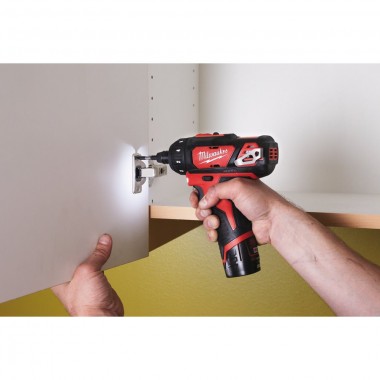 Аккумуляторный шуруповерт, крут. мом. 30 Нм, MILWAUKEE M12 BD-0 4933441910