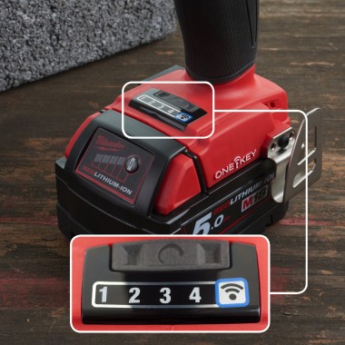 Гайковерт импульсный высокомоментный MILWAUKEE 1/2 (1898 Нм) M18 FUEL ONEFHIWF12-502X ONE-KEY