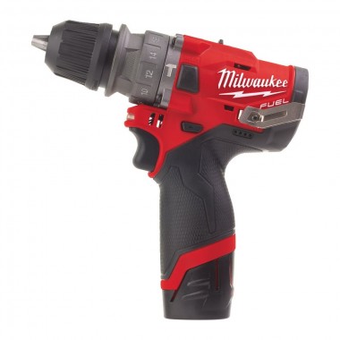 Дрель уд. компактная со съемным патроном, крут.мом. 37Нм. MILWAUKEE M12 FUEL FPDXKIT-202X