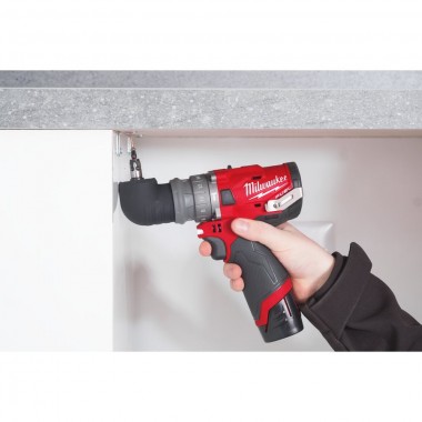 Дрель уд. компактная со съемным патроном, крут.мом. 37Нм. MILWAUKEE M12 FUEL FPDXKIT-202X