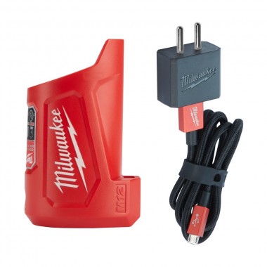 Компактний зарядний пристрій та джерело живлення MILWAUKEE M12 Travel Charger M12TC 4932459450