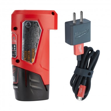 Компактний зарядний пристрій та джерело живлення MILWAUKEE M12 Travel Charger M12TC 4932459450