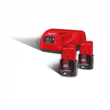 Комплект аккумулятор и зарядное устройство MILWAUKEE M12 NRG-302 4933451902