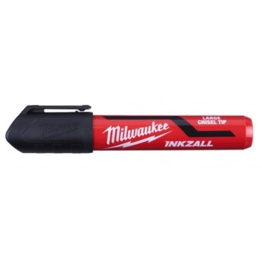 Маркер INKZALL Black L Chisel Tip 1 шт. MILWAUKEE 4932471555