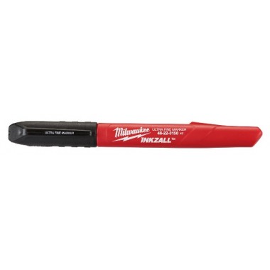 Маркер MILWAUKEE INKZALL Ultra Fine Point для стройплощадки ультратонкий 48223154 (4шт)