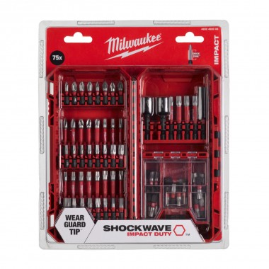 Набор бит Milwaukee SHOCKWAVE (75 предм.)