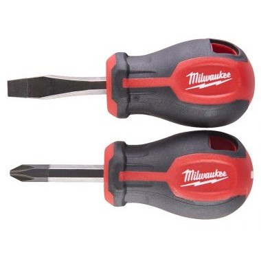 Набор коротких отверток магнитных с трехгранной рукояткой (2шт) MILWAUKEE 4932471810