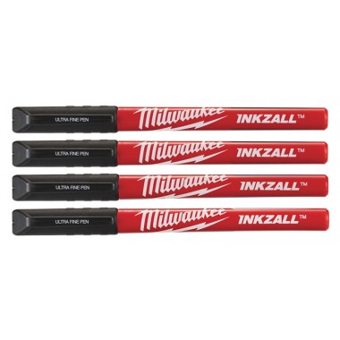 Набор ручек MILWAUKEE INKZALL Fine Tip (Черный) тонких 48223164