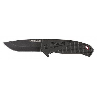 Нож MILWAUKEE HARDLINE Smooth выкидной с гладким лезвием 48221994