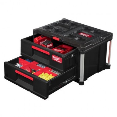 Ящик з 2-ма висувними відсіками MILWAUKEE PACKOUT DRAWER BOX 4932472129
