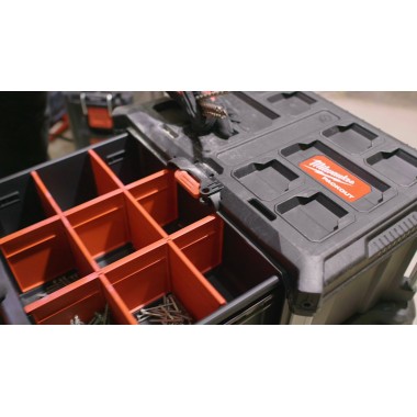 Ящик с 3-мя выдвижными отсеками MILWAUKEE PACKOUT DRAWER BOX 4932472130