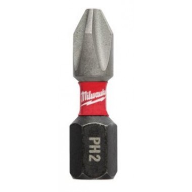 Насадка Milwaukee SHOCKWAVE PH2 25мм (2 шт)