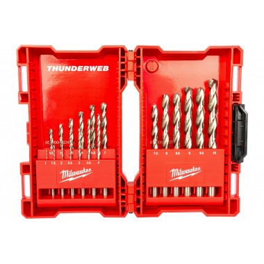 Дисплей из 6шт Наборов сверл по металлу Milwaukee HSS-G THUNDERWEB (19 шт)