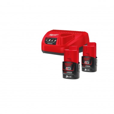 Комплект аккумулятор и зарядное устройство MILWAUKEE M12 NRG-302 4933451902