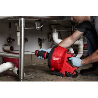 Машина прочистна акумуляторна MILWAUKEE, M18 FDCPF10-0C, трос 10м