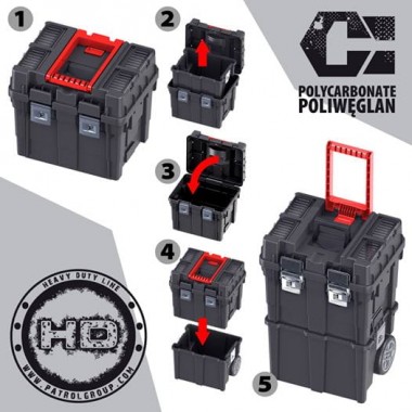 Ящик для инструментов Wheelbox HD Compact Logic 18 450 x 350 x 645мм