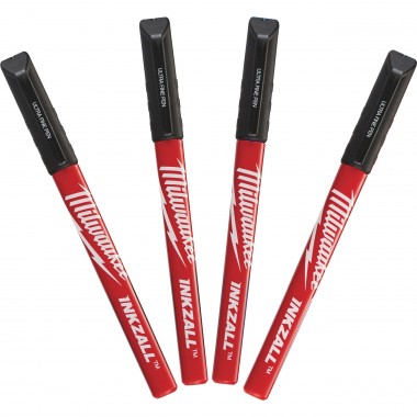Набор ручек MILWAUKEE INKZALL Fine Tip (Черный) тонких 48223164