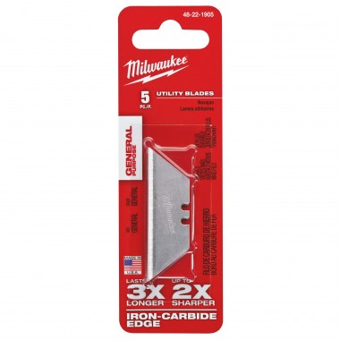 Лезвия сменные трапециевидные MILWAUKEE (5 шт/упак)