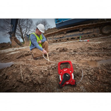 Рулетка из стекловолокна 30м/100 фт MILWAUKEE 48225330
