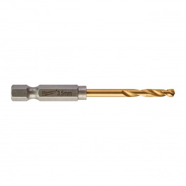 Сверло по металлу Milwaukee RedHEX HSS-G TiN 3.5мм (2 шт)