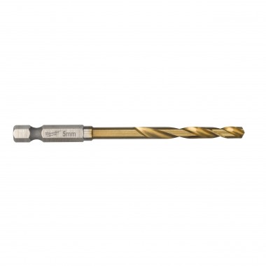 Свердло по металу Milwaukee RedHEX HSS-G TiN 5мм (1 шт)