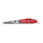 Полотно для шаб. пили AX CARBIDE MILWAUKEE, 150мм/ крок зуба 5мм, (5шт), (деревина з цвяхами)