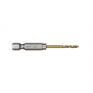 Свердло по металу Milwaukee RedHEX HSS-G TiN. 2.5мм (10 шт)