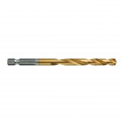 Сверло по металлу Milwaukee RedHEX HSS-G TiN. 7мм (5 шт)