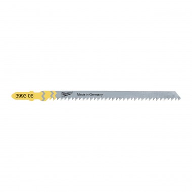 Полотна для лобзика T301CD MILWAUKEE, 105мм/ крок зуба 3,0мм, (5шт), (деревина, чистий різ)