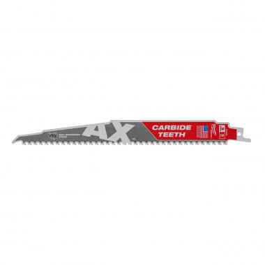 Полотно для шаб. пили AX CARBIDE MILWAUKEE, 230мм/ крок зуба 5мм, (деревина з цвяхами)