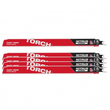 Полотно для шаб. пили TORCH CARBIDE NITRUS MILWAUKEE, 300х3,1мм, (5шт), (метал)