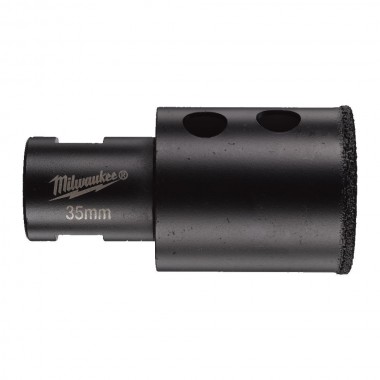 Коронка алмазная Diamond Max MILWAUKEE, Ø35мм M14 (сухое сверление)