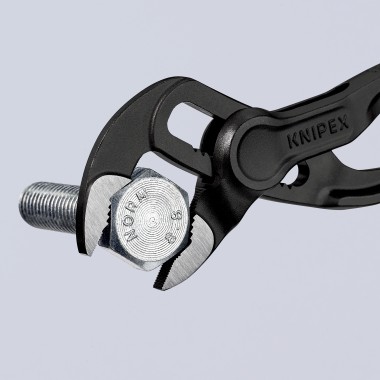 Кліщі переставні сантехнічні COBRA® XS з фіксатором, 28 мм (1"), під ключ 24 мм, L-100 мм, Cr-V