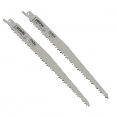 Полотно для шабельних пилок, по дереву 9"/225мм, 2шт., IRWIN