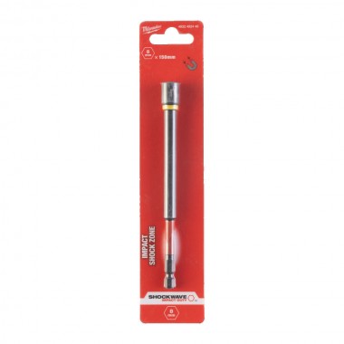 Торцева головка 1/4 дюйма, шестигранна, 8 мм Shockwave™, ударостійка Milwaukee 4932492446
