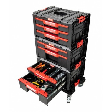 Набор ящиков QBRICK SYSTEM PRO SET 1 мобильный шкаф (Drawer Workshop) 525 x 345 x 885