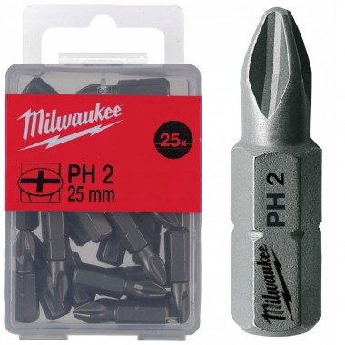 Насадка Milwaukee PH2 25мм (25 шт)