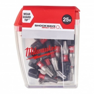 Насадка Milwaukee SHOCKWAVE TX20 25мм (25 шт)