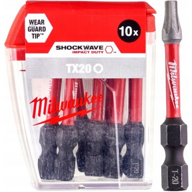 Насадка Milwaukee SHOCKWAVE TX20 50мм (10 шт)