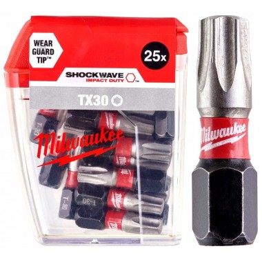 Насадка Milwaukee SHOCKWAVE TX30 25мм (25 шт)