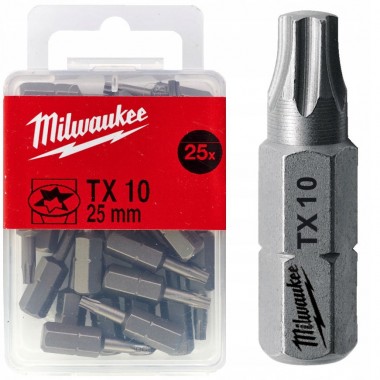 Насадка Milwaukee TX10 25мм (25 шт)
