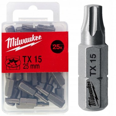 Насадка Milwaukee TX15 25мм (25 шт)