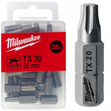 Насадка Milwaukee TX20 25мм (25 шт)