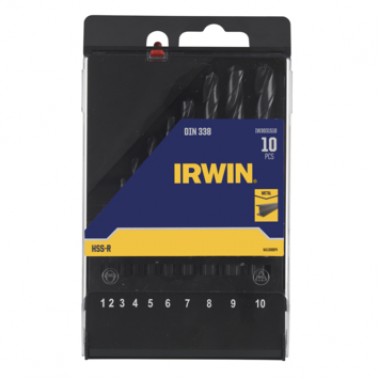 Набор сверл по металлу Irwin HSS pro, 10 предметов Ø1-10 мм