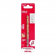 Сверло по металлу Milwaukee RedHEX HSS-G TiN 6,8 мм (1 шт)