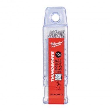 Сверло по металлу THUNDERWEB HSS-G 2,2 x 53 (10 шт)