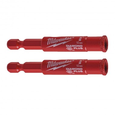 Алм. Корончатий свердло Diamond Plus Ø 8мм (2 шт) MILWAUKEE